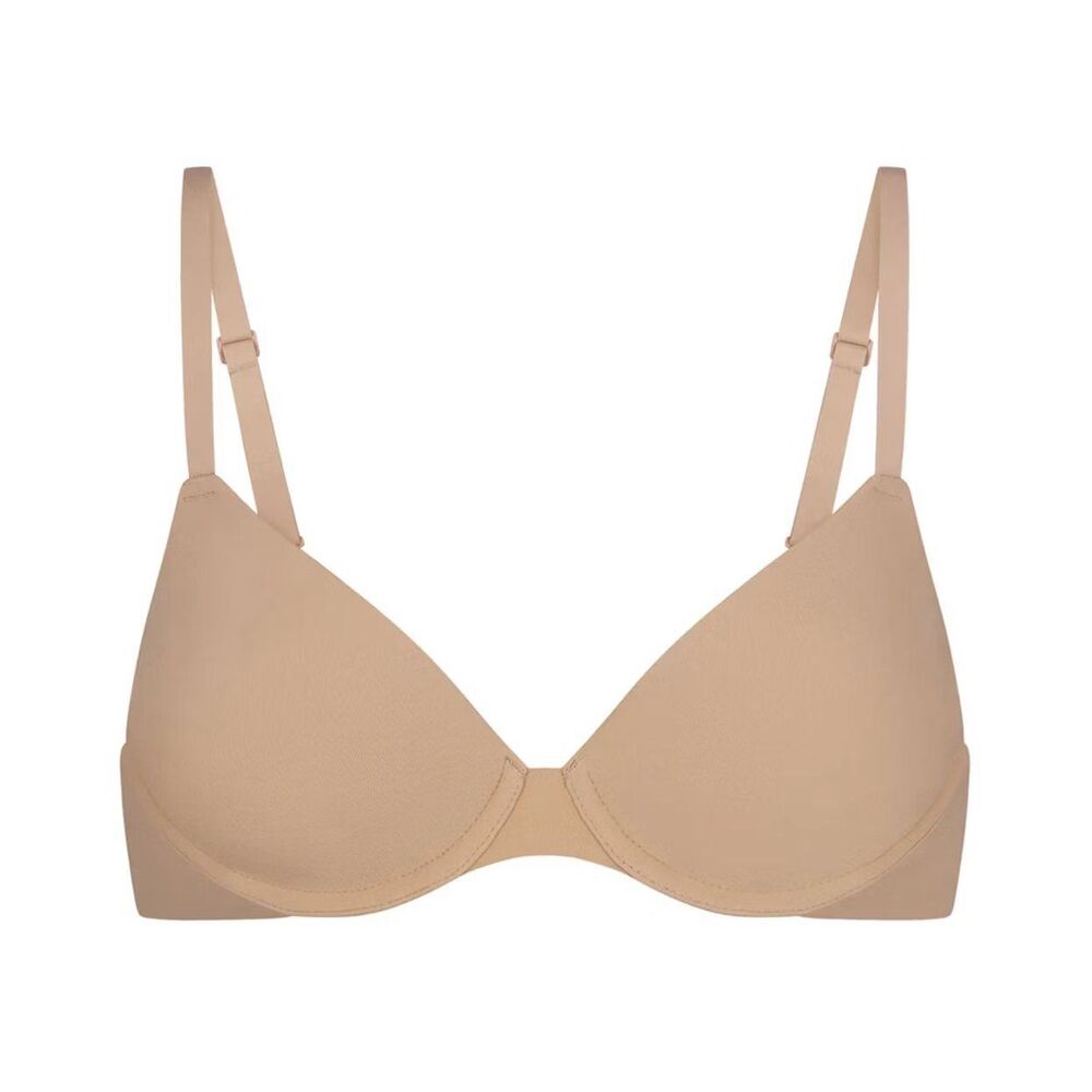 Skims Fits Everybody T-Shirt Bra Clay Size 40C